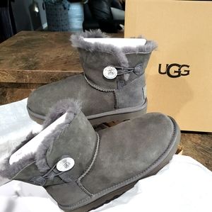 Ugg Mini Bailey Button Bling Boots NIB